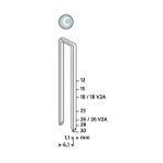 NOVUS C Tip 4/18MM Dar-Uzun Zımba Teli 2000 li Paket