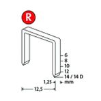 Novus R Tip 50/12Mm Yassı Zımba Teli 960 Lı Paket