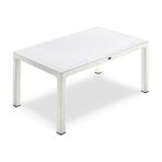 Novussi Classi 150 Rattan Beyaz Dikdörtgen Masa