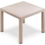 Novussi Classi Rattan Masa 90x90 Camsız