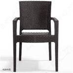Novussi Paris Rattan Kahverengi 4 AdetSandalye