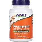 Now Bromelain 500 mg 120 Veg Capsules - Aromasız