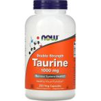 Now Double Strength Taurine 1000 mg 250 Veg Capsules - Aromasız