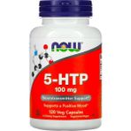 Now Foods 5-Htp 100 Mg 120 Veggie Capsules