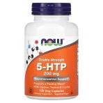 Now Foods, 5-Htp, Inositol , Taurine , Niacin , Glycine Double Strength, 200 Mg, 120 Veg Capsules