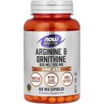 Now Foods Arginine(Arjinin) Ornithine(Ornitin) Gh 100 Veg Caps - 100 KAPSÜL