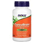 NOW Foods, CurcuBrain, Longvida Cognitive Support, 400 mg, 50 Veg Capsules (Renksiz)
