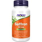 Now Foods Saffron Whole Herb 50 Mg With 10% Crocins, 60 Veg Caps
