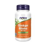Now Foods Supplements, Ginkgo Biloba(Mabet Ağacı) Supports Brain Health 60MG Double Strength 60 Veg