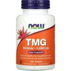 Now Foods Tmg Betaine - 1,000 Mg 100 Tablet - Aromasız