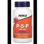 NOW P-5-P 50 mg with Coenzyme B-6 + Mg Bisglycinate, 90 Veg Capsul.Usa Menşei 3841 (Renksiz)