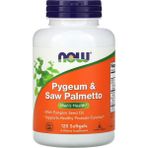 Now Pygeum & Saw Palmetto 120 Softgels - Aromasız