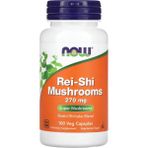 Now Rei-Shi Mushrooms 270 mg 100 Veg Capsules - Aromasız