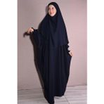 Nowa Scarf Medine İpeği Şal ve Elbise İkili Takım Lacivert