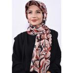Nowa Scarf Şapkalı Desenli Şal Soyutdesen