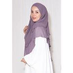 Nowa Scarf Sufle Khimar Orta Boy Tesettür Şal Rose