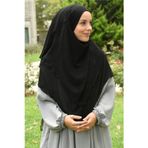 Nowa Scarf Tesettür Orta Boy Hazır Şifon Sufle Siyah