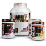 NOWUP NUTRITION Glutamin, BCAA, Whey Protein ve Kreatin İçeren Performans Paketi | Hızlı Kas Gelişimi ve Toparlanma