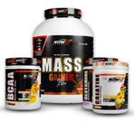 NOWUP NUTRITION Mass Gainer, BCAA, Glutamin ve Kreatin Kombinasyon Paketi