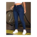 Noxter Kadın Denim Pantolon Büyük Beden Lacivert 52