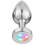 Noxxx LED Işıklı Çelik Anal Plug Orta Boy