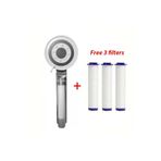 NOY FİLTRELİ FONKSİYONLU DUŞ BAŞLIĞI + 3 ADET YEDEK DUŞ BAŞLIĞI FİLTRESİ