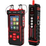 Noyafa NF-859GT 10-In-1 Ağ ve Fiber Kablo Test Cihazı RJ45 RJ11 Cat5 Cat6 Poe Vfl Opm