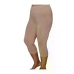 noyalux 6122-Z Büyük Beden Diz Altı Kapri Ince Penye Kadın Tayt 3Xl-4Xl-5Xl