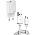 Noyiska Android Cep Telefonlarına Uyumlu Eski Tip Micro USB Girişli Hızlı Şarj Aleti Cihazı Kablosu