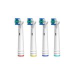 NOYİSKA Oral-b Şarjlı Ve Pilli Diş Fırçası Uyumlu Yedek Başlık 4 Adet Diş Temizliği Set