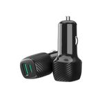NOYİSKA Yeni Nesil Type-c Ve Usb Girişli Universal Metal Çakmaklık Şarj Aleti Çift Girişli Araba Şarz Soketi