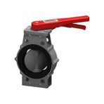 Nozbart PVC Yüksek Mukavemetli 125 mm Kelebek Vana