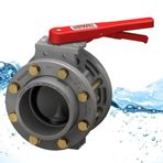 Nozbart Pvc Yüksek Mukavemetli 280 mm Kelebek Vana