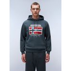 NP0A4IBDG1S1_B-DOREES H Koyu Petrol Bisiklet Yaka Erkek Sweatshirt