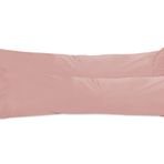 npluseins 2'li paket pamuk yastık kılıfı - Jarse - birçok renk 1331.1812, yakl. 40 x 145 cm, gül kurusu