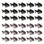 NQEUEPN 60 adet Mini Reçine Köpekbalıkları, Minyatür Köpekbalığı Figürleri Sevimli Küçük Köpekbalığı Figürleri Minyatür Okyanus Hayvanları Minik Köpekbalığı Figürleri Saksı Bitkileri için Kendin Yap