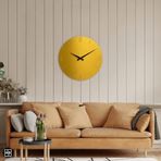 NR Dizayn (177) Dekoratif Metal Duvar Saati Gold 49 X 49