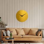 NR Dizayn (178) Dekoratif Metal Duvar Saati Gold 69 X 69