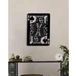 NR Dizayn (400) Maça Papaz Metal Duvar Tablosu 49 X 34