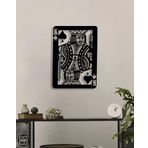 NR Dizayn (401) Maça Papaz Metal Duvar Tablosu 69 X 49