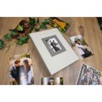 NRCN 10x15 cm 200'lük Koton Desenli Lüks Fotoğraf Albümü (Krem) - 10 x 15 cm