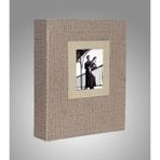 NRCN K57100 13 x 18 CM 100'lük Koton Desenli Fotoğraf Albümü vizon