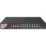 Ns-0326P-320(B) 24 Portlu 10-100 Fast Ethernet Switch Hub - 24 Port Poe 230W