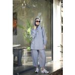 NS Moda Tesettür Maya Takım Gri Model- 534