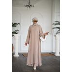 NS Moda Tesettür Rona Takım Vizon Model- 531