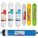 Ns Naturel Naturel Su Arıtma Inline Kapalı Kasa Su Arıtma Cihazı Filtresi 7li Aşamalı Filtre Seti Eco Standart Membranlı
