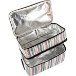 NS Reliable 22 Litre Yemek Taşıma Termos Soğutucu Çanta-36 cm x 28 cm x 21 cm - 22 lt - Desenli