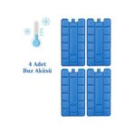 NS Reliable Buz Aküsü Kasedi Ice Box Soğuk Zincir - 4 Adet - Mavi