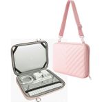 NS Reliable Notebook Laptop Macbook Çantası Suni Deri 15.6" Inç - 800-DÜZ Açık Pembe Omuz Askılı - 39x28,5x2 cm