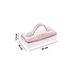 NS reliable Ns Clearstyle Şeffaf Ve Fonksiyonel Makyaj Çantası – Pembe(21X11X7,5 CM)